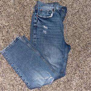 Zara “The Bliss Straight” jeans, size 6